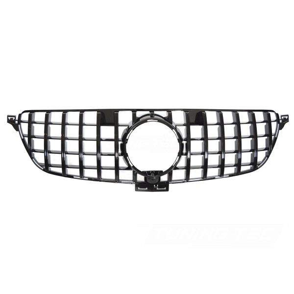 Mercedes GLE W166 2015-2019 - Přední maska GT STYLE černá lesklá