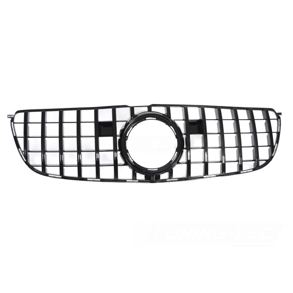 Mercedes GLS X166 2015-2019 - Přední maska GT STYLE černá lesklá