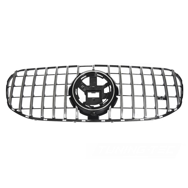 Mercedes GLS X167 2019-2023 - Přední maska GT STYLE černá s chromem