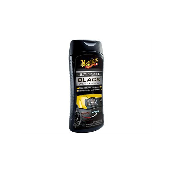 Meguiar's Ultimate Black Plastic Restorer - oživovač a ochrana nelakovaných plastů v exteriéru i int