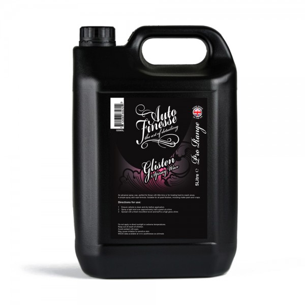 Auto Finesse - Glisten Spray Wax 5000 ml rychlý vosk