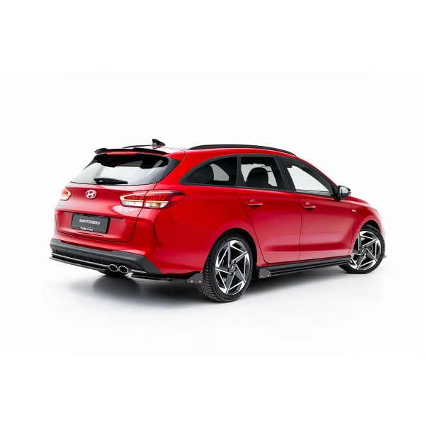 Hyundai i30 N-Line Wagon MK3 Facelift, boční difuzor pod zadní nárazník s křidélky v.2, Maxton design