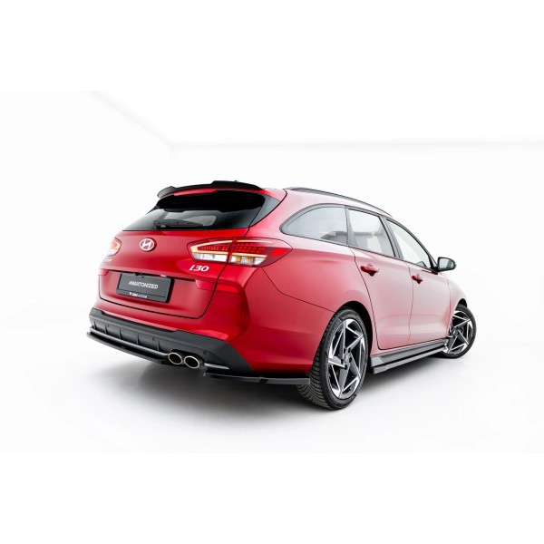 Hyundai i30 N-Line Wagon MK3 Facelift, boční difuzor pod zadní nárazník v.2, Maxton design