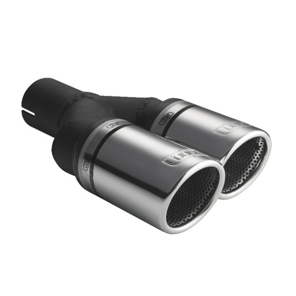 ULTER SPORT univerzální dvoukoncovka výfuku kulatá Ø100 s délkou 200 mm/180