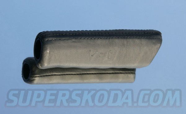 Škoda Yeti - Madlo ruční brzdy černé a černě prošité s logem Yeti