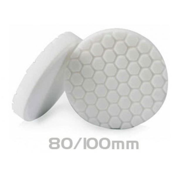 Angelwax Hexcentric Foam pad white 80/100 mm medium light polish