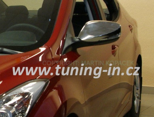 Hyundai i30 2012+  NEREZ chrom kryty zrcátek (s blinkry) OMTEC