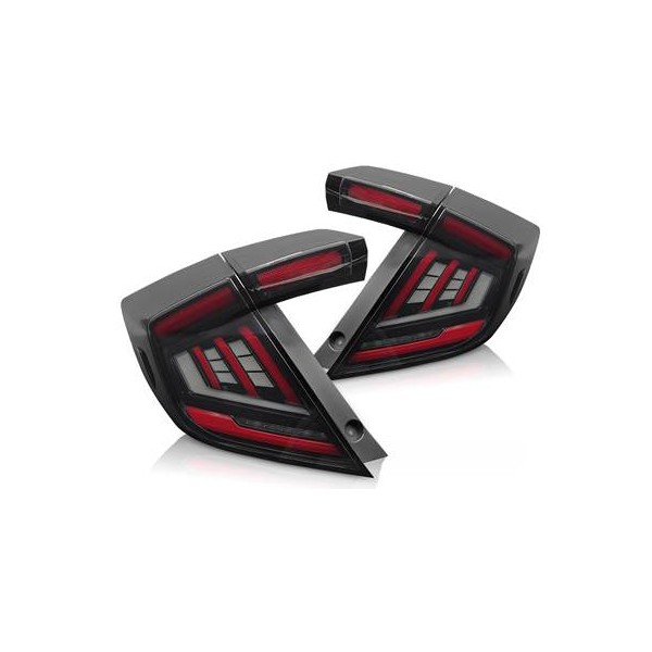 HONDA CIVIC X 16-21 HATCHBACK - zadní LED světla kouřová