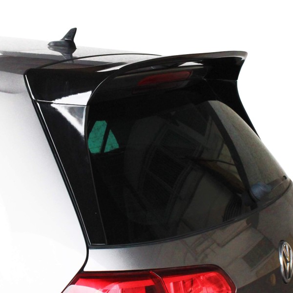 Volkswagen Golf VII hatchback 2012-2020 - třídílný spoiler na zadní dveře ČERNÝ LESKLÝ