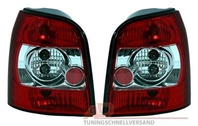 Audi A4 B5 Avant - Zadní světla provedení Červené