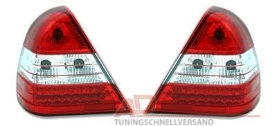 Zadní čiré světla Mercedes Benz C W202 Červené LED