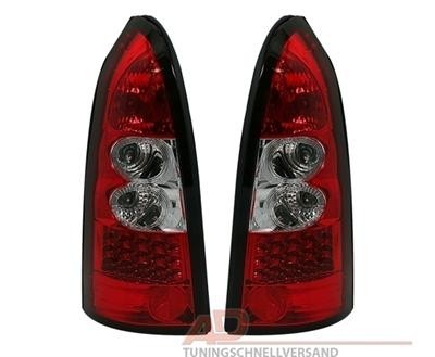 Zadní čiré lampy Opel Astra G Caravan 98-03 LED Červená