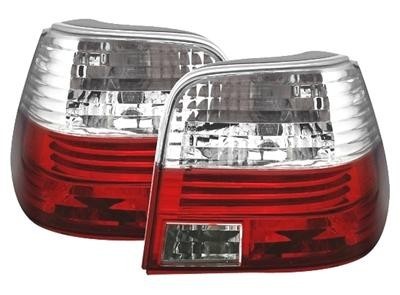 VW Golf IV  - zadní lampy červeno/krystalové