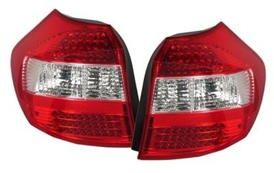 BMW E87 04+ Zadní LED světla provedení Červeno / Čiré