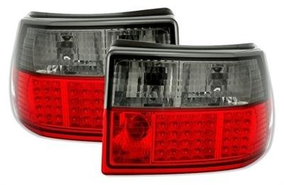 Zadní čiré lampy Opel Astra F LED red/Black
