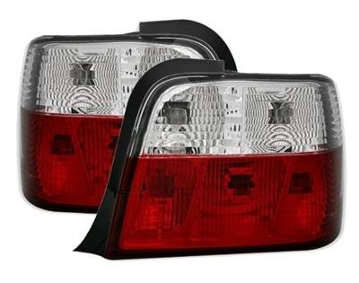 BMW E36 Compact - Zadní světla red/chrom