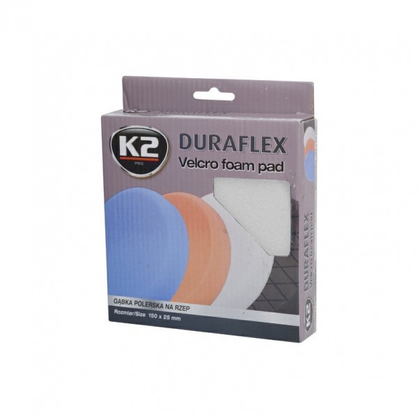 K2 DURAFLEX NÁHRADNÍ LEŠTÍCÍ HOUBA 150 x 25 mm BÍLÁ