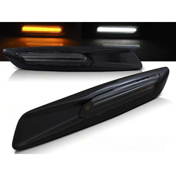 BMW E92 / 93 06-10 - LED blikače kouřové černý lesk
