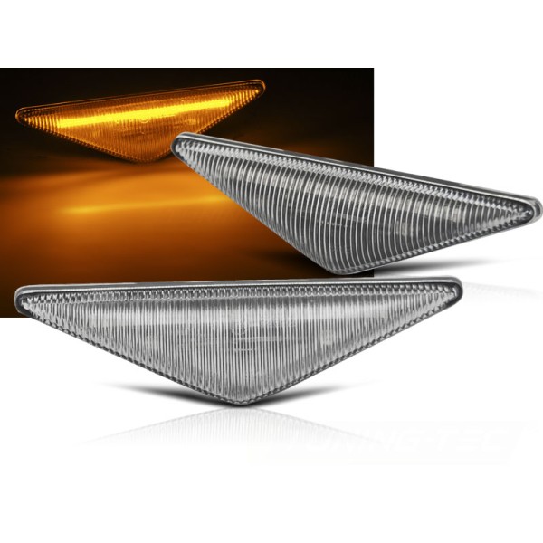 FORD MONDEO MK3 00-07 - LED dynamické blikače bílé