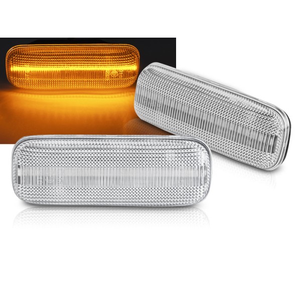 MERCEDES ML W163 1998 - 2005 - LED dynamické blikače bílé