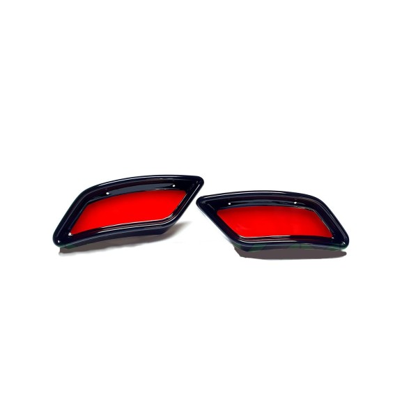 Škoda Kodiaq - atrapy výfuku RS230 black GLOWING RED