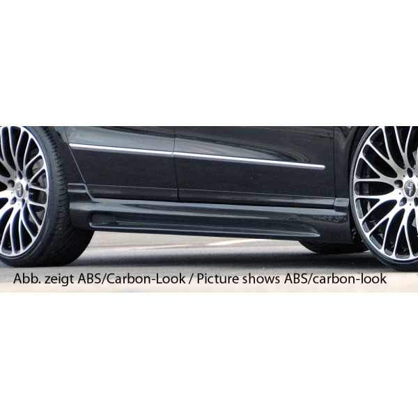 Rieger boční práh mont. strana pravá pro Volkswagen Passat 3C combi, sedan vč. faceliftu, r.v. 03/05-07/10, 08/10-, plast ABS bez povrchové úpravy, s prolisem a výřezem