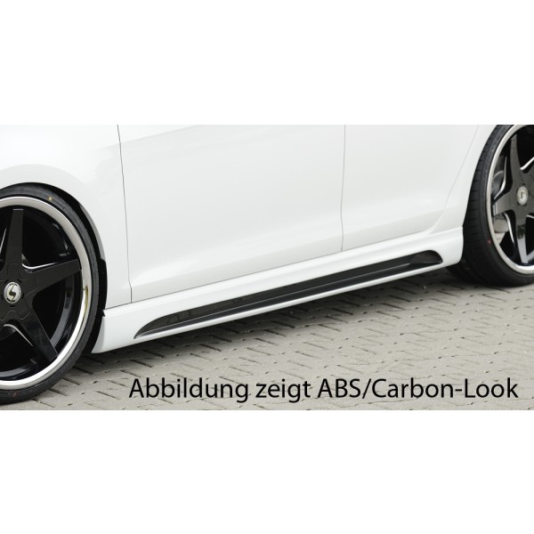 Rieger boční práh mont. strana levá pro Seat Leon Cupra 5F 5-dvéř., r.v. 03/14-, plast ABS bez povrchové úpravy, s prolisem a výřezem