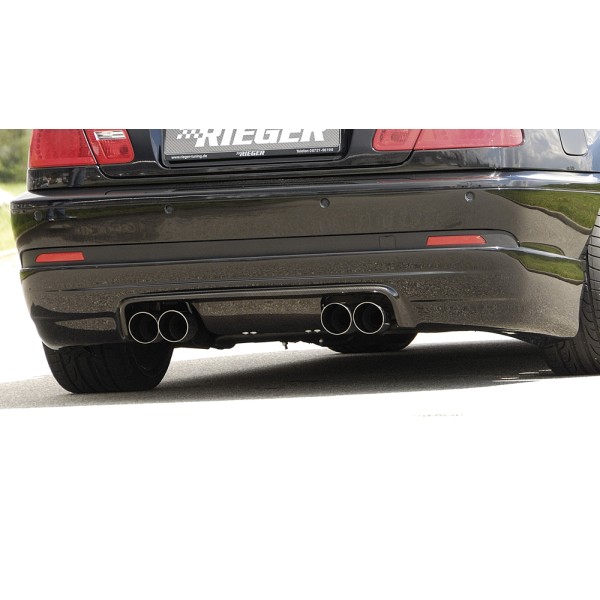 Rieger spoiler pod zadní nárazník M3-Look pro BMW řada 3 E46 kabriolet, kupé po faceliftu r.v. 02/02-, plast ABS bez povrchové úpravy