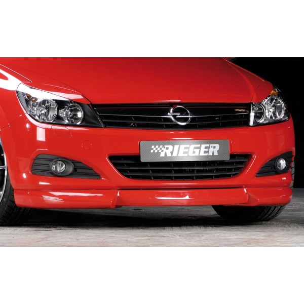 Rieger spoiler pod přední nárazník pro Opel Astra H GTC, Twin-Top 3-dvéř., kabriolet, r.v. 09/05-, plast ABS bez povrchové úpravy