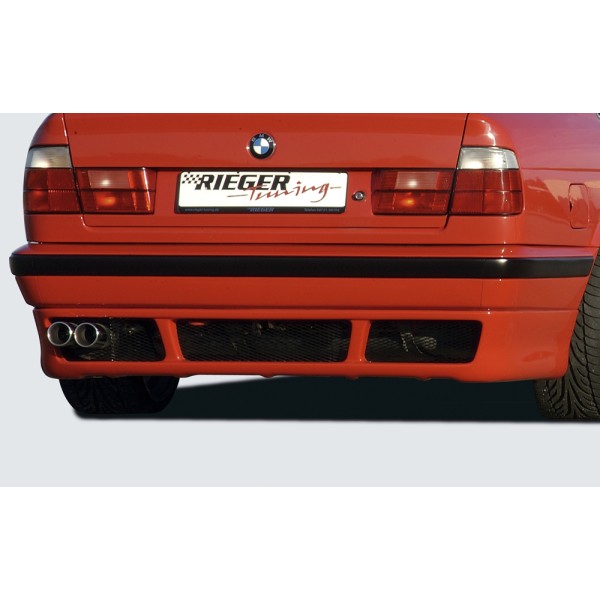 Rieger spoiler pod zadní nárazník E39-Look pro BMW řada 5 E34 sedan, touring r.v. 00/88-07/96, plast ABS bez povrchové úpravy