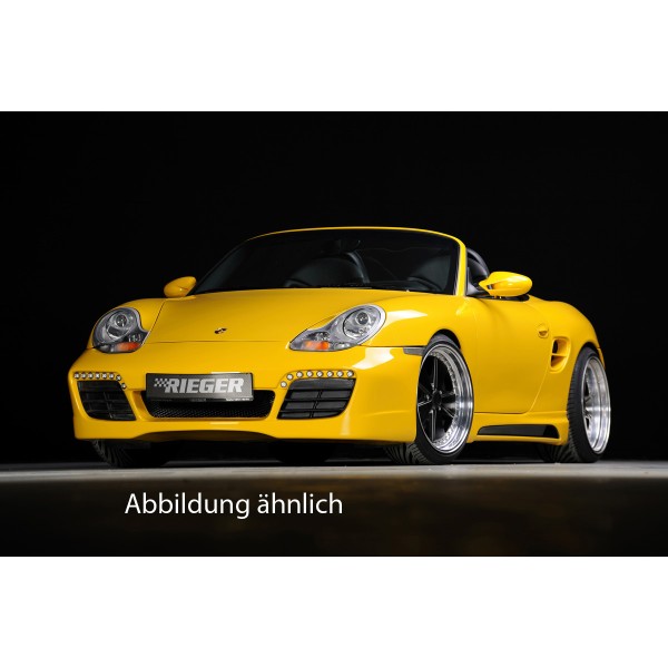 Rieger kompletní přední nárazník pro Porsche Boxster 986, plast ABS bez povrchové úpravy, bez výřezu pro světla na denní svícení