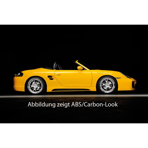 Rieger boční práh mont. strana pravá pro Porsche Boxster 986, r.v. 09/96-10/04, plast ABS bez povrchové úpravy, s prolisem a výřezem