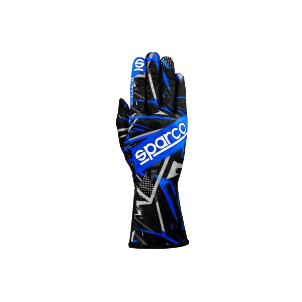 Kartingové rukavice Sparco K-ROOKIE, barva černo-modrá