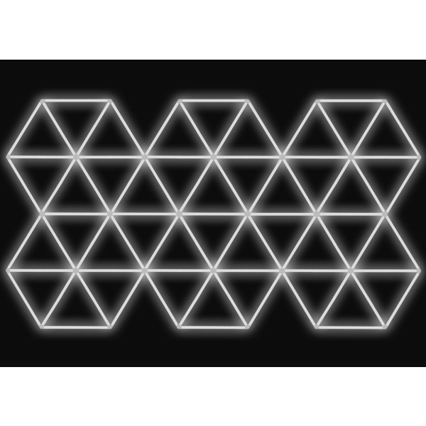Kompletní LED svítidlo rozměr 482,8 x 279,6 cm ver. 2