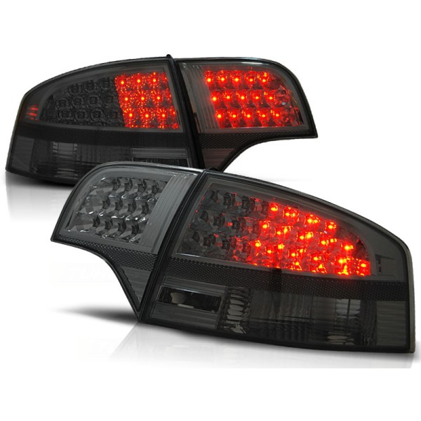 AUDI A4 B7 04-07 SEDAN - zadní LED světla kouřová