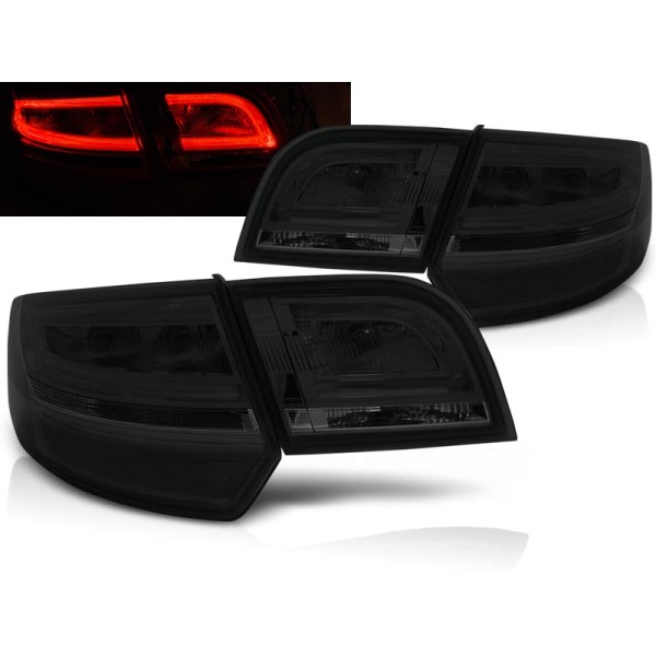 AUDI A3 8P 04-08 SPORTBACK - zadní LED světla kouřová