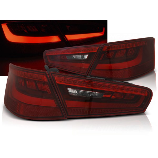 AUDI A3 8V 3D 12-16 3D - zadní LED světla červeno kouřová LED BAR