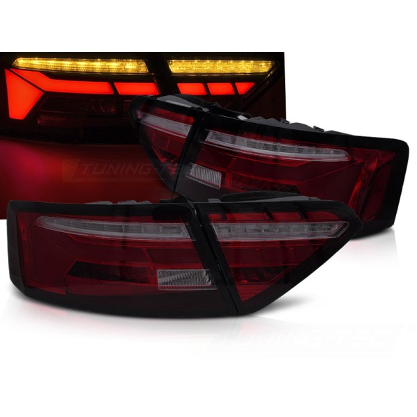 AUDI A5 11-16 - zadní LED světla červená kouřová