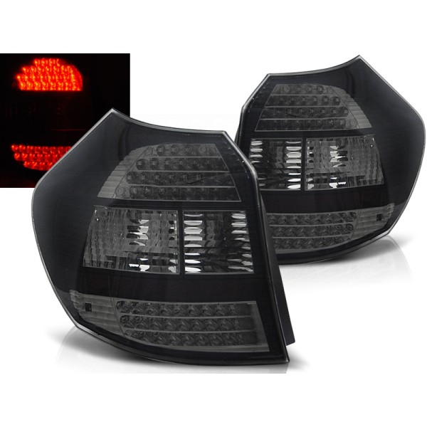 BMW E87/E81 04-07 - zadní LED světla černá