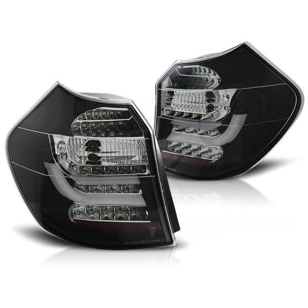 BMW E87/E81 07-11 LCI - zadní LED světla černá LED BAR