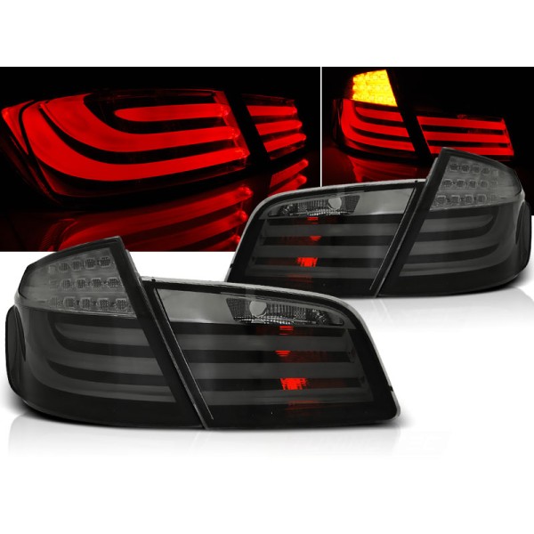 BMW F10 10-13 SEDAN - zadní LED světla kouřová LED BAR