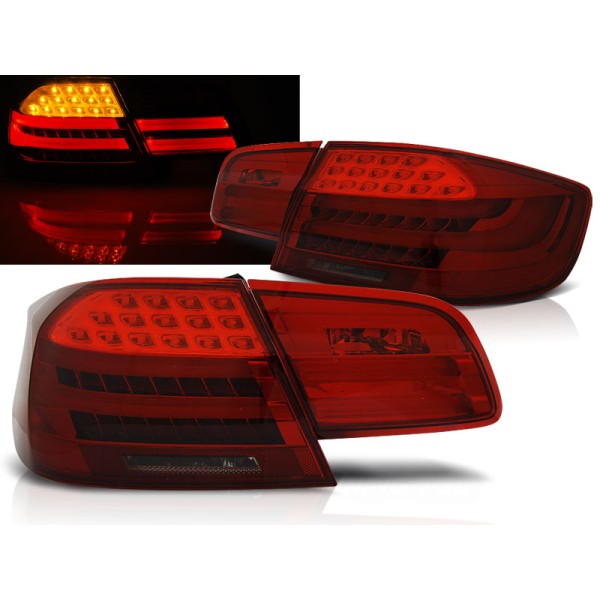 BMW E92 06-10 COUPE - zadní LED světla červeno kouřová LED BAR