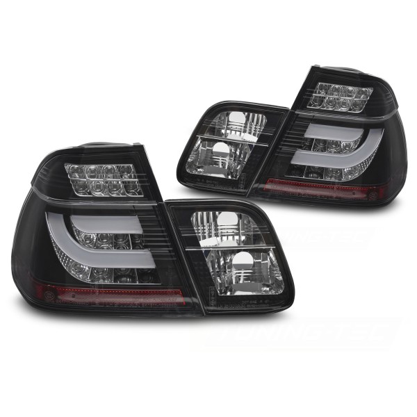BMW E46 1997-2001 Sedan - Zadní LED světla ČERNÁ