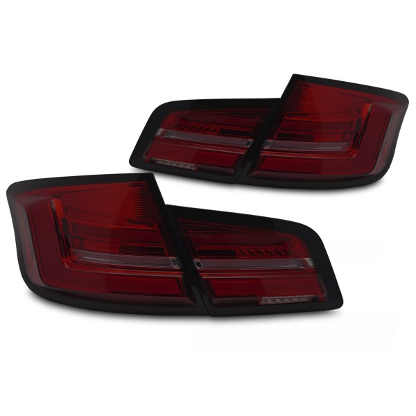 BMW F10 2010-2013 - Zadní LED BAR světla červená kouřová SEQ