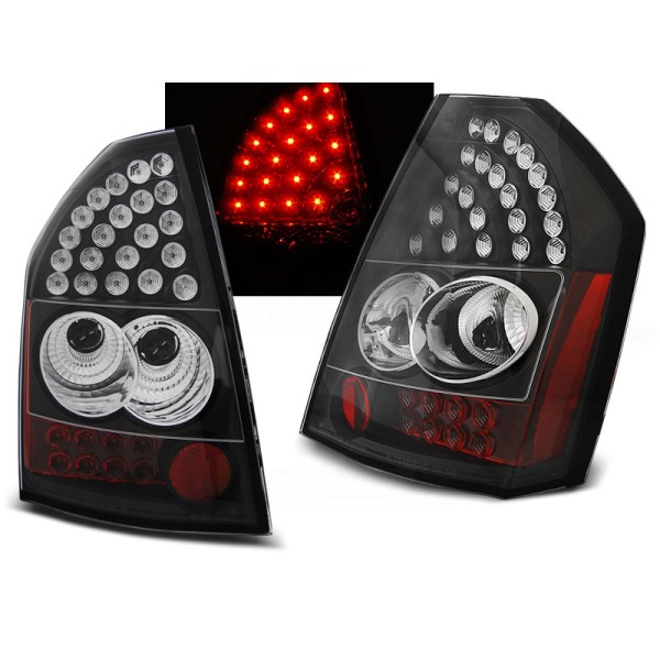 CHRYSLER 300C/300 09-10 SEDAN - zadní LED světla černá