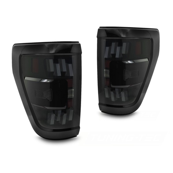 Ford F150 Mk14 2020-2023 - Zadní FULL LED světla kouřová
