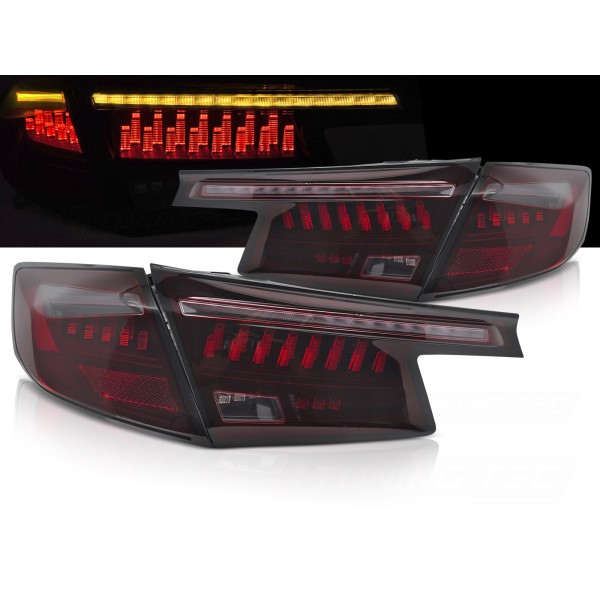 HONDA CIVIC XI 21- HATCHBACK - zadní LED světla ČERVENÁ KOUŘOVÁ