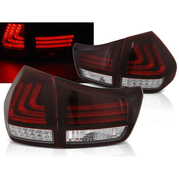 LEXUS RX 330 / 350 03-08 - zadní LED světla červeno bílá LED BAR