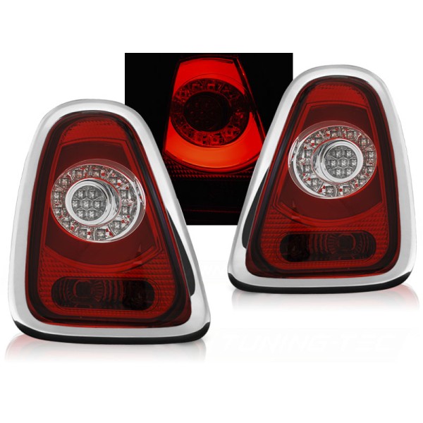 MINI COOPER R56,R57 10-14 HTB., CABRIO - zadní LED světla červeno bílá LED BAR