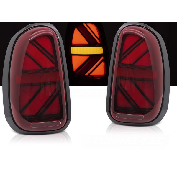 Mini R60 Countryman 2010-2016, zadní LED světla ČERVENÁ